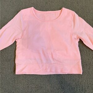 Lululemon Ebb to street cropped long sleeve